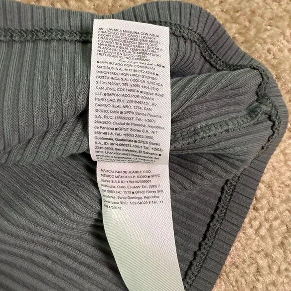 Old Navy Women's Rib-Knit Tank Top Gray Size Large Spaghetti Strap E564 - Picture 4 of 9